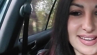 I took my clothes off in the car for the first time