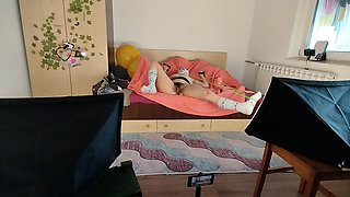 Amateur Mom Doing Yoga Naked, Hairy Pussy, Big Ass, Big Tits. Amateur Brunette Vibrator Massage Naked.