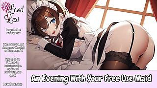 An Evening With Your Free Use Maid - Erotic Audio For Men