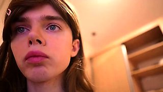 Curly Blonde Teen Records Solo Dildo Masturbation More at