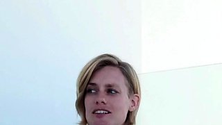 Blonde emo amateur solo masturbation