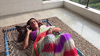Indian Wife Cheating with Her Husband and Fuck with Massage Boy