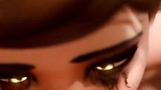 Bald Ass Pussy Ashe Gets Anal Fucked, Thicc Fat Ass Vyse Is Fucked From Behind, Mascara Tracer Sucks Cock