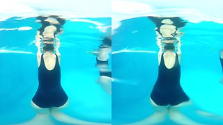 Schoolgirl Pool Diving Vr Part 1 - Voyeur Hidden Camera