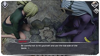 Cartoon sex gameplay with Gamerdark10 featuring a POV cowgirl and big tits