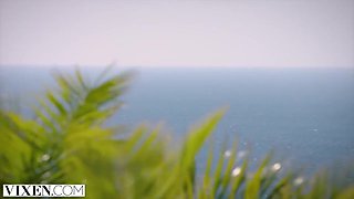 Apolonia Lapiedra, Emily Willis And Alberto Blanco - Three Steamy Babes Share Stiff Boner During Group Orgy