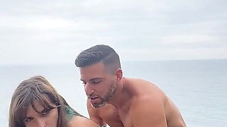 Big White Bubble Butt Getting Fucked in Public