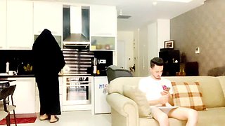 An Arab Boy Fucks Step- Mother Because He's Still Learn How to Have Sex. and Thestep- Mother Doesn't Mind Teaching Her Step Son