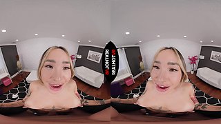 Cum Covered Asian Stripper Loves Your Super Thick 10” Cock & Massive Creampie