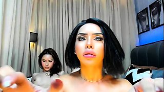 Sexy Asian Ladyboy Masturbating