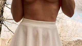 Fake agent fuck brunette amateur babe outdoor