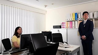 Voluptuous secretary pumped full of cock in the office