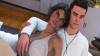 Glasses wearing babe Loveskysan69real in wild hentai adventures