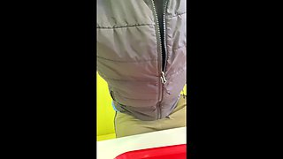 MILF Public Sperm Eating