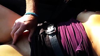 French Girl Shared for Outdoor Fingering Pleasure