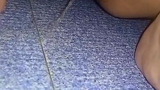 Indian girl pee in home