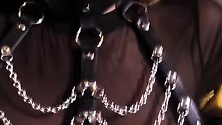 Beautiful blonde nanny and big boobed blonde MILF get pumped