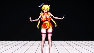 Hentai chick enjoys anal sex at the gym