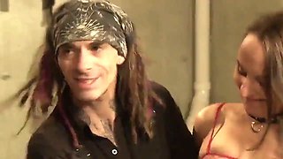 A commanding BDSM performance - humiliating Nora orally