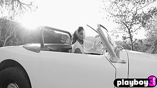 Petite Alexandra Young posing naked