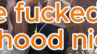 Petite Girl Invited All the Hood Bad Boys to Come Fuck Her