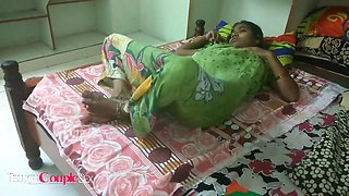 Indian Hot Telugu Aunty Have Rough Night Sex Her Skinny Harami Husband Making Love