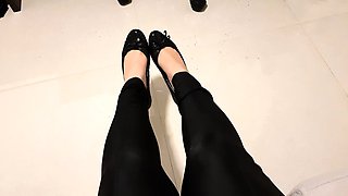 Foot fetish Close up feet and toes tease