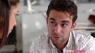 Olivia Lua has pussy slurped then providing blow-job and stuffed