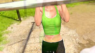 Summer Heat In Horny Pussy Camel Toe By Loveskysan69