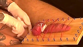 Birthday Celebration. CBT, Wood Board, Needles and Lit Candles