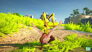 Rabbit Monster Grinding Woman (sapphire Safari V.23)