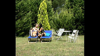 Bedroom Threesome and Outdoor Interracial Orgy