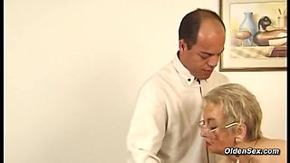 German Granny Sucks And Fucks