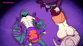 Mystery Inc.'s Monster Gangbang: Velma and Daphne Were Taken by a Horde of Horrifying Creatures
