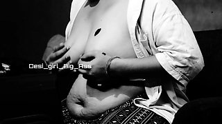 Black and White Show Nadiya's Real Big Boobs,Huge Ass.