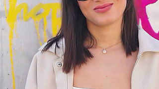 German Scout - Petite and Small Tits Latina Teen Lucy Mendez Pick up for Casting Fuck