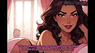 Mistress Teaches Sissy Cock Sucking With Panties - Femdom Feminization JOI