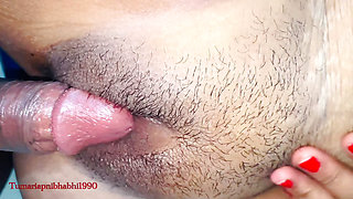 Very happy ending close up sex Indian girl