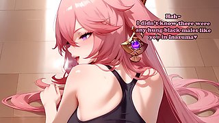 Full nelson creampie, internal ejaculation, yae miko
