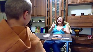 Lost a card game, but got a face full of cum!