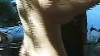 Bukkake for Young Busty Girl Fucked and Cummed in Mouth by Many Monster Black Cocks