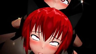 Taimanin Touhou MMD: Japanese, Cam  Hentai Porn
