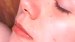 Two Beautiful Young Bisexual Girls Lick Each Other's Pussy Then Get Fucked by a Big Amateur Cock