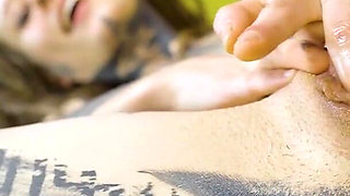 Ceci Milkymouzz Deepthroats and Takes Papi’s Long Cock Into Her Pierced Pussy