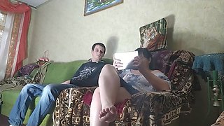 Interactive solo play with my favorite hentai and a focus on my pussy