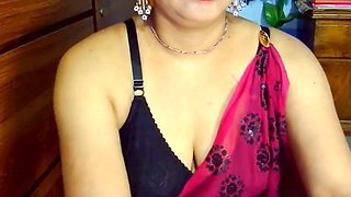 Sensual Indian milf gets hot and dirty while satisfying her cravings