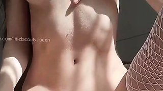Cute amateur webcam teen girl toying pussy on webcam