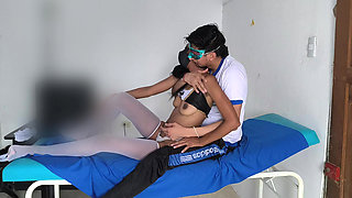 HOSPITAL PLACE IS USED BY THE DOCTOR TO PERFORM SEXUAL PRACTICES