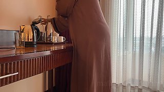 Mallu Muslim Aunty and Hotel Attender Hot Doggy Fucking Wearing Pardha, Malappuram, Kerala