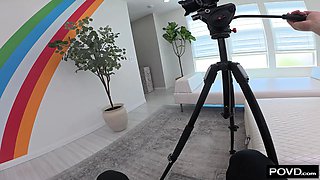 Latina Spinner Tries Out To Be A Professional Walking Sex Doll
